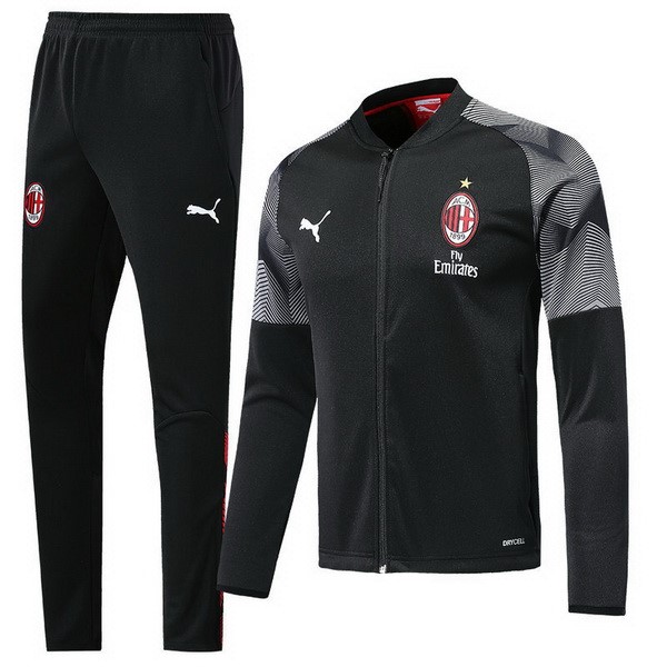 Chandal Del Milan 2018-2019 Negro Gris